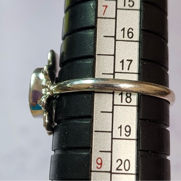 🩵2xHP🩵 Blue Topaz Ring in a Beautiful Sterling Surround - Picture 5 of 5